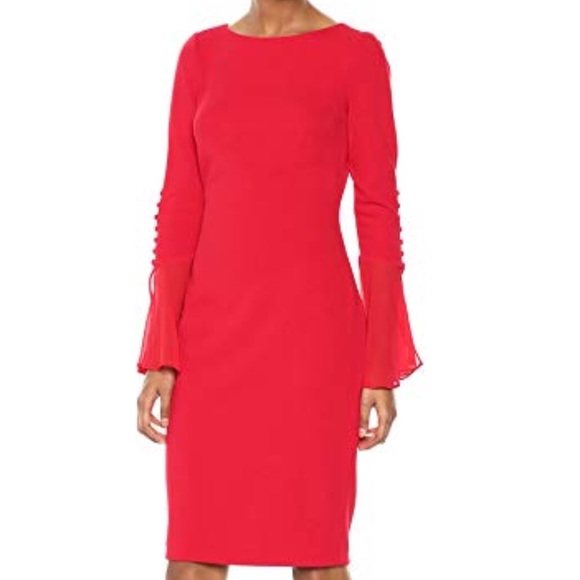 Calvin Klein Dresses & Skirts - Calvin Klein Red Dress